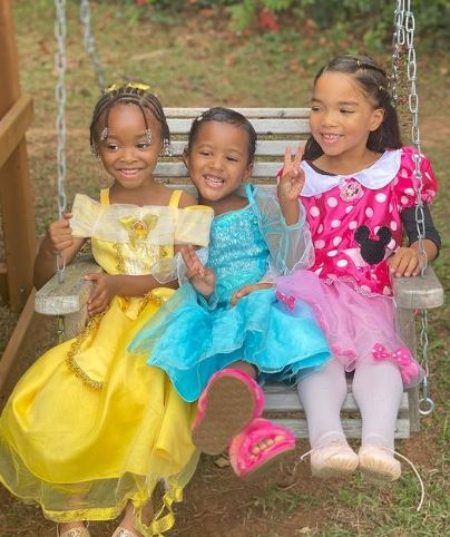 Nova Whitfield with her close friends